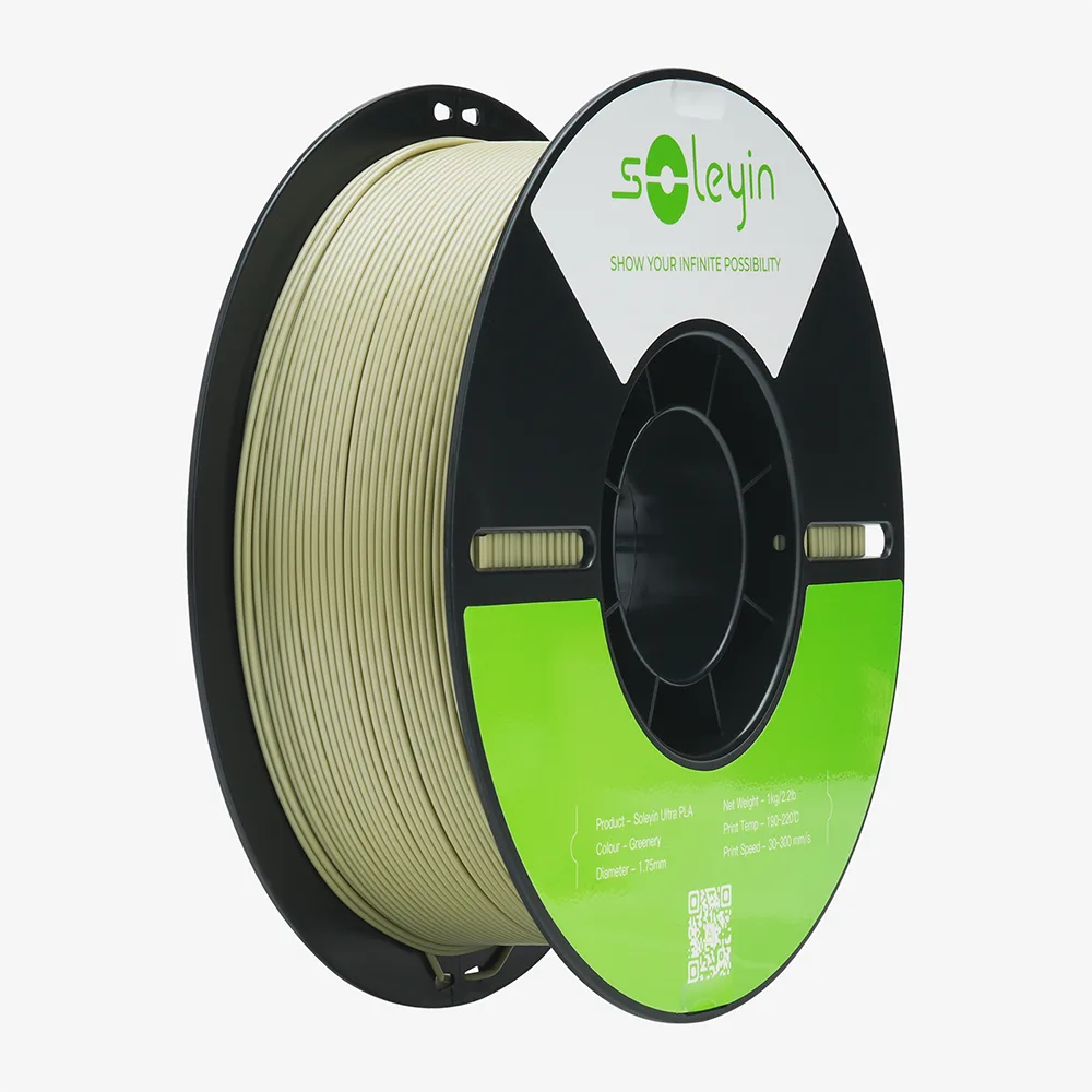Soleyin Ultra PLA Glass Green – 1.75mm | 1KG Spool | Up to 300mm/s