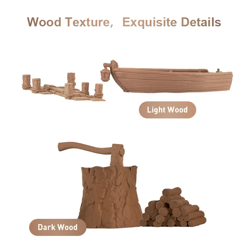 ERYONE Wood PLA – Deep Wood Filament, 1.75mm, 1kg - Image 3