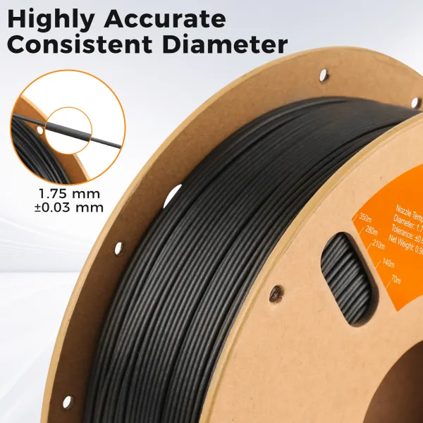 Polypropylene (PP) 3D Printer Filament – 1.75mm, 0.9kg Spool - Image 3
