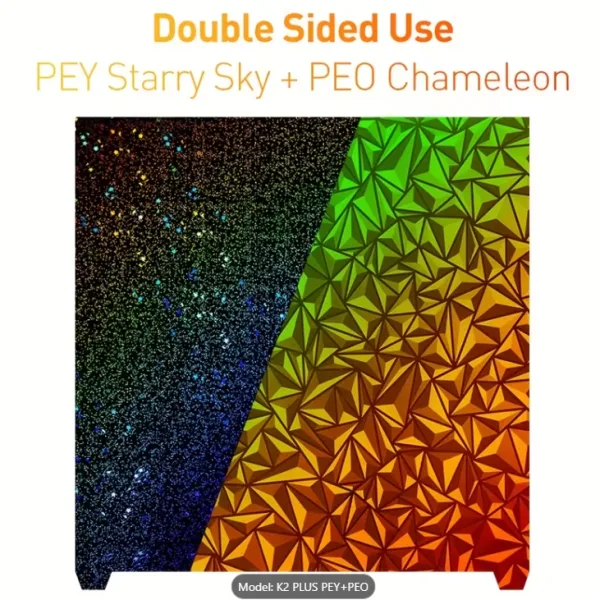 Ideaformer 370mm x 370mm Spring Steel PEI Build Plate for Creality K2 Plus