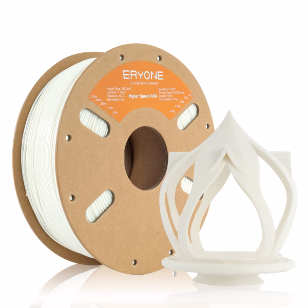 ERYONE Hyper ASA Filament White1.75mm 1kg | UV & Heat Resistant