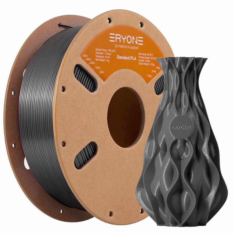 ERYONE Standard PLA Filament – Grey 1.75mm 1kg