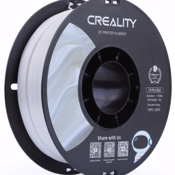Creality CR-PLA Silk Filament - White | 1.75mm | 1kg