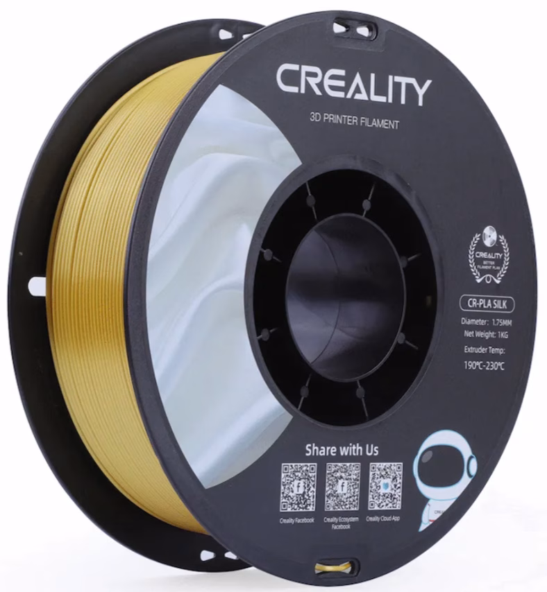 Creality CR-PLA Silk Filament - Gold | 1.75mm | 1kg