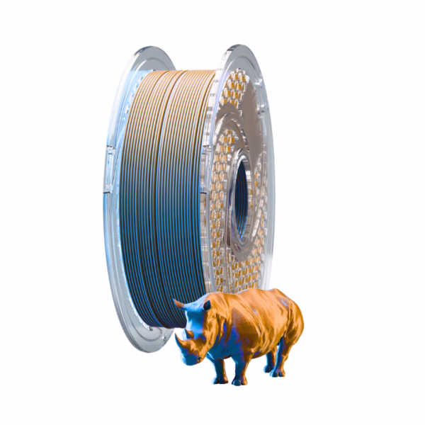 SA Filament Dual Silk PLA+ Tropical Sunset (Skye Blue & Orange) 3D Printer Filament 750g – 1.75mm