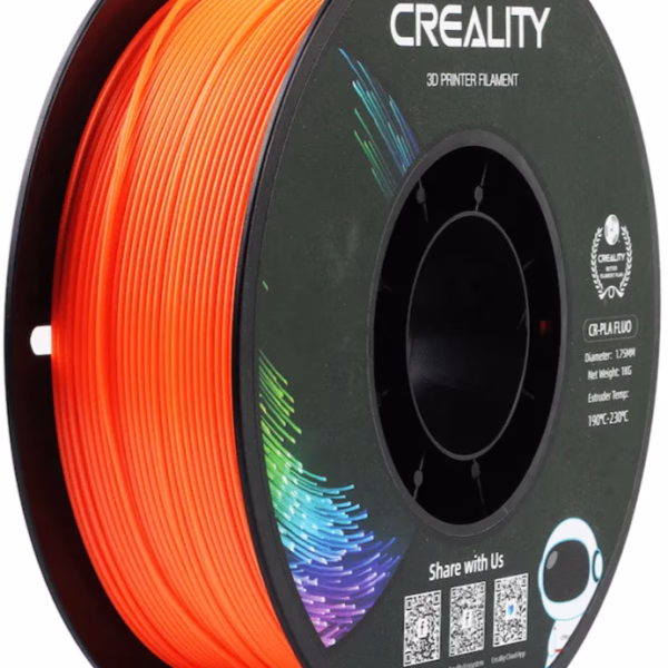 Creality CR-PLA Fluorescent Orange 3D Printer Filament 1kg – 1.75mm