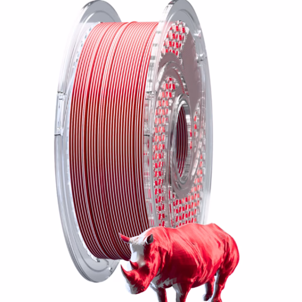 SA Filament Dual Silk PLA+ Candy Cane (Red & White) 3D Printer Filament 750g – 1.75mm