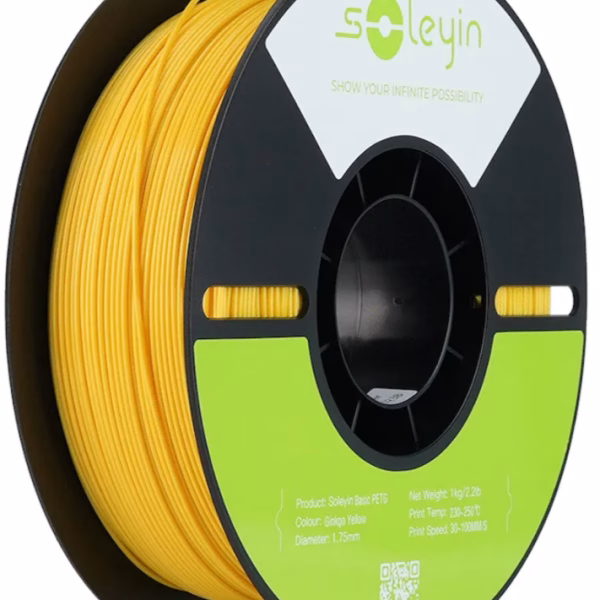 Soleyin Basic PETG Ginkgo Yellow 3D Printer Filament 1kg – 1.75mm