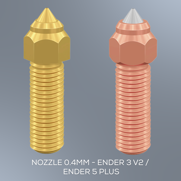Creality Nozzle M6x0.4mm – K1 / K1 Max / Ender-3 V3 KE